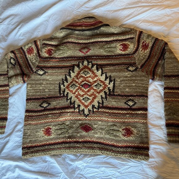 RRL Hand Knit Southwestern Cardigan XL NWOT - Picture 7 of 12